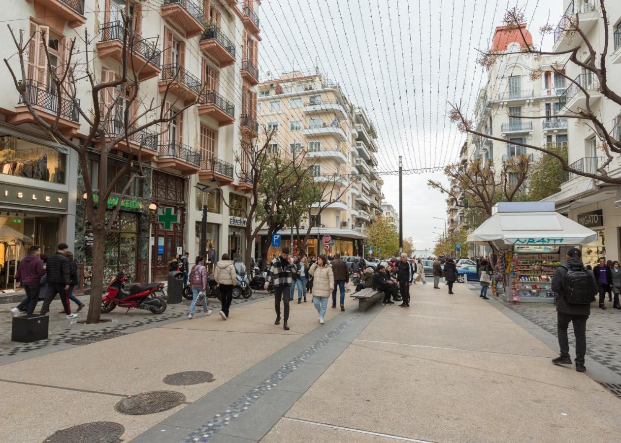 Ag.Sofias Pedestrian Area Luxury Ap. & Big Balcony Tessalónica Exterior foto