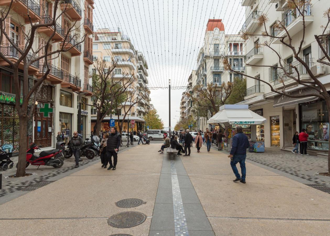 Ag.Sofias Pedestrian Area Luxury Ap. & Big Balcony Tessalónica Exterior foto